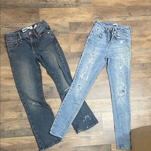 New Mix Kids' Dark and Light Blue Jeans Set